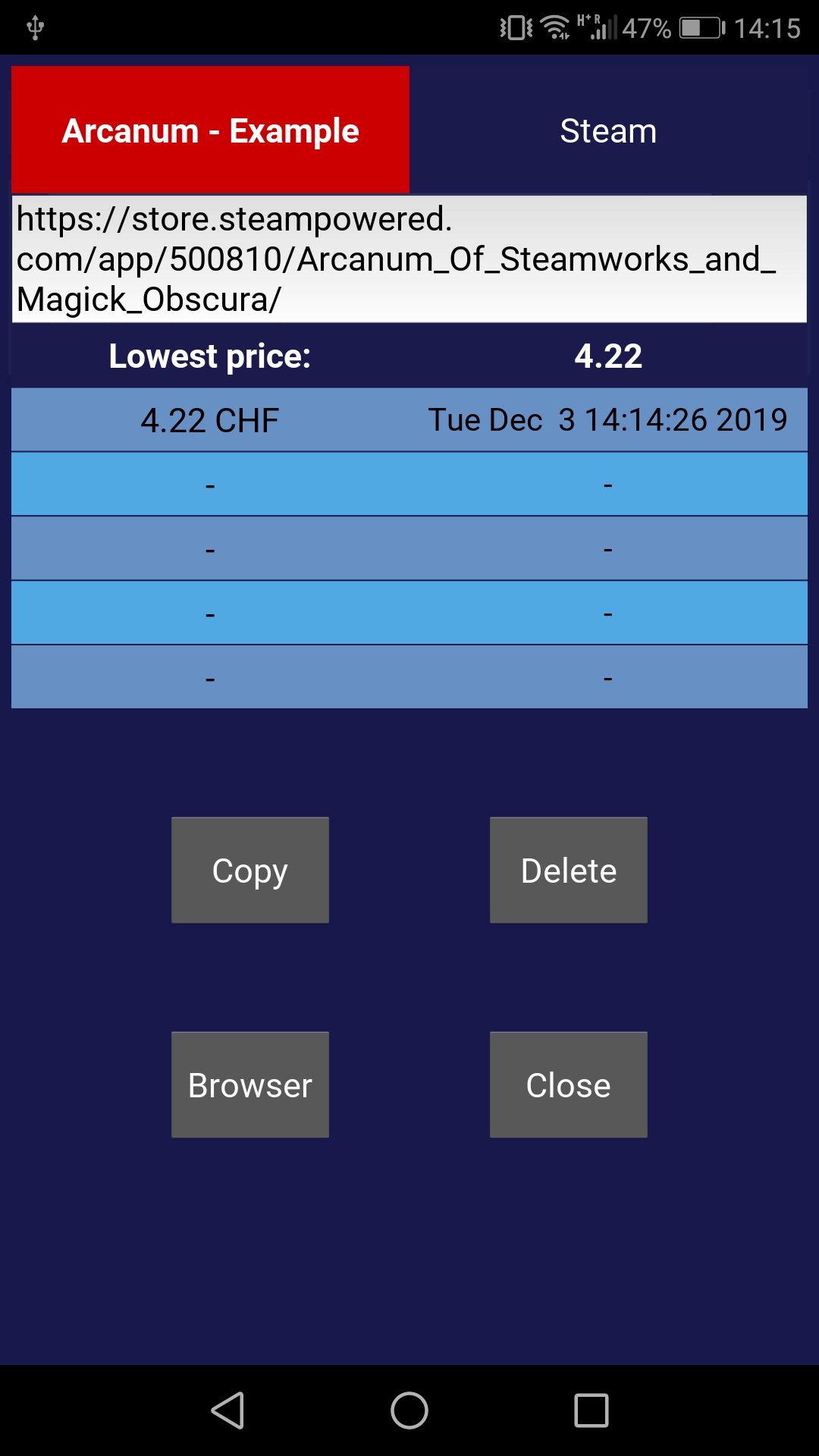 g price
        checker site data